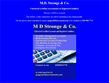 Tablet Screenshot of mdsaccountants.com